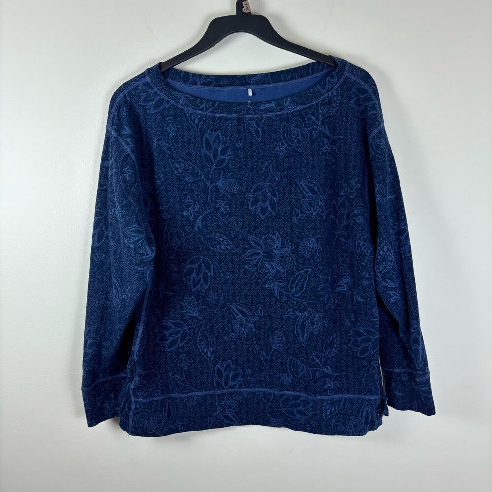 Prana floral sweatshirt womens size XL